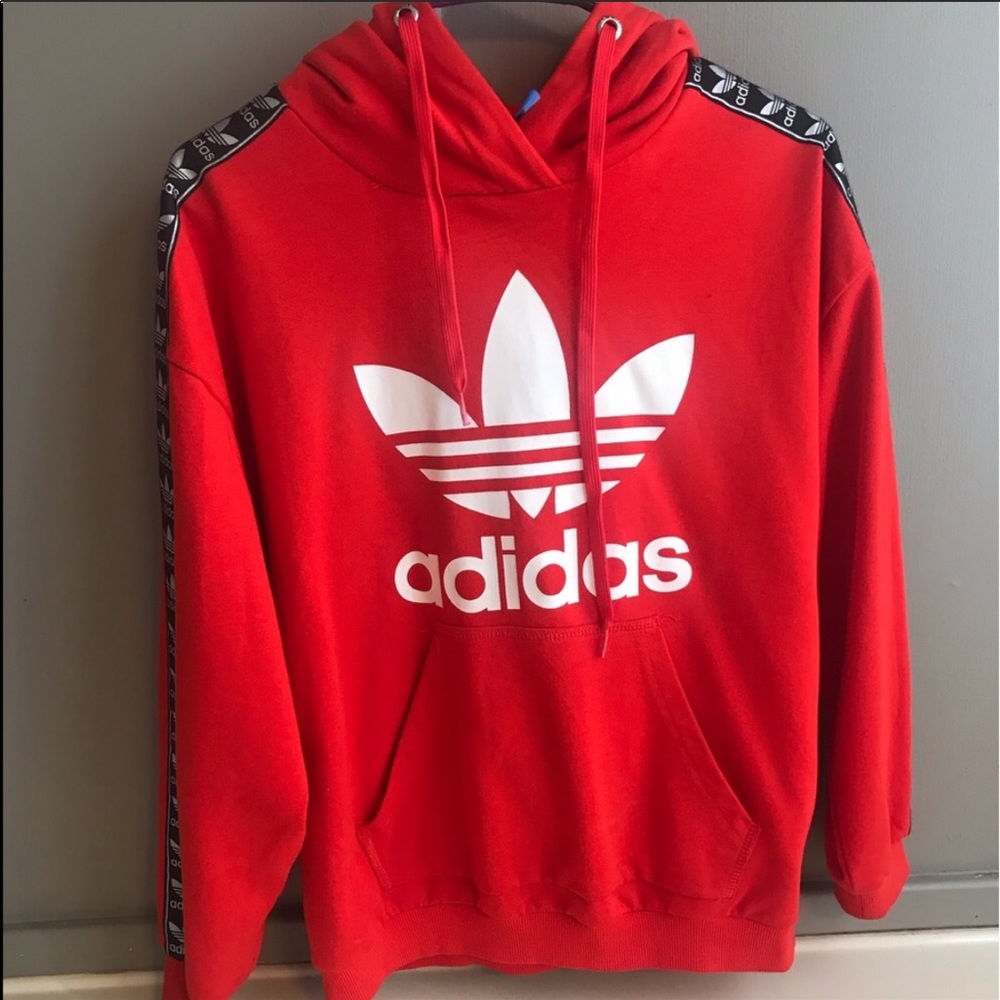 Red Adidas Hoodie